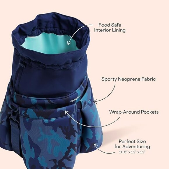 CORKCICLE Beverage Bucket Cooler Bag, Navy Camo - Picture 2 of 4